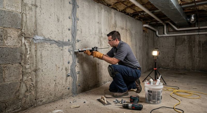 Basement Crack Repair in Bethesda, MD