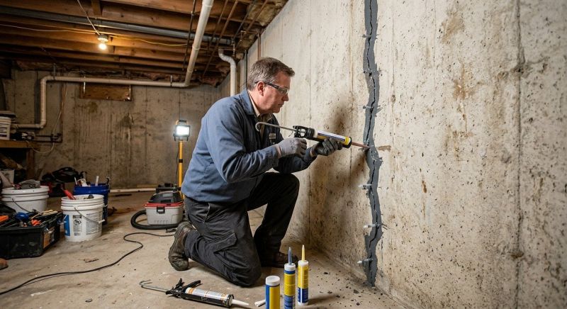 Basement Crack Repair in Bethesda, MD