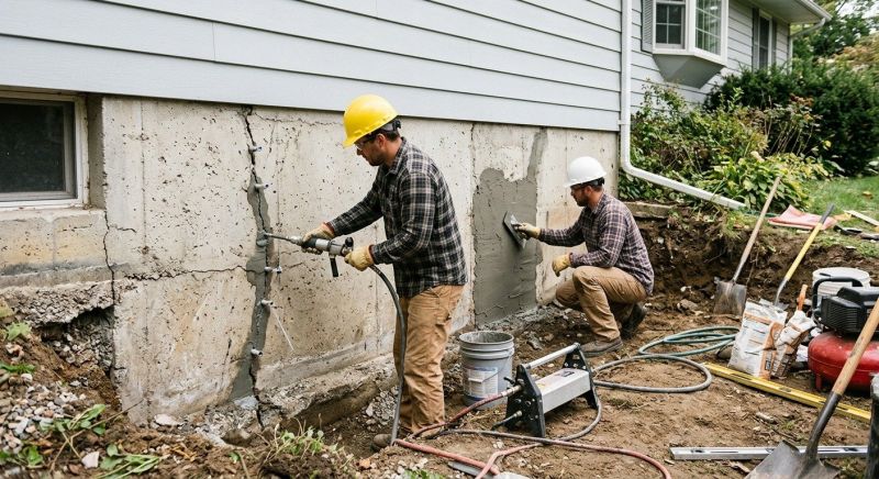 Basement Foundation Repair in Boyds, MD