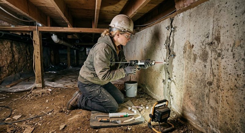 Basement Foundation Repair in Howard County, MD