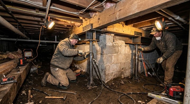 Basement Foundation Repair in Leesburg, VA