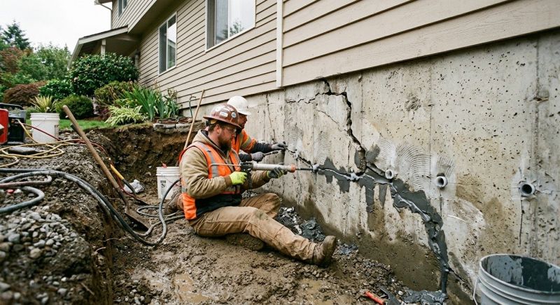 Basement Foundation Repair in Rockville, MD