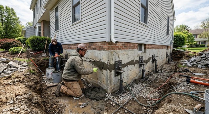 Basement Foundation Repair in Takoma Park, MD