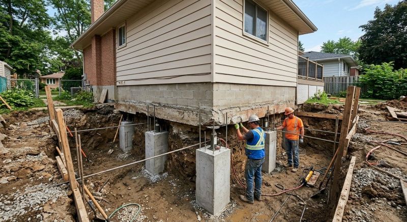 Basement Underpinning in Bethesda, MD