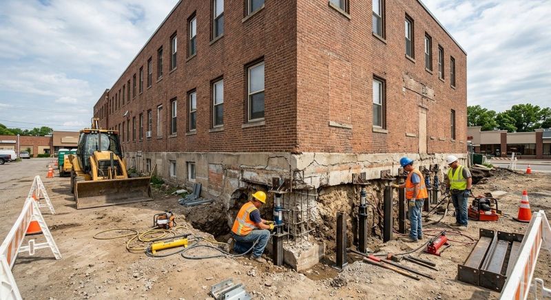 Commercial Foundation Repair in Bethesda, MD