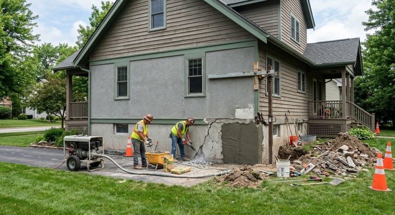 Concrete Foundation Repair in Cabin John, MD