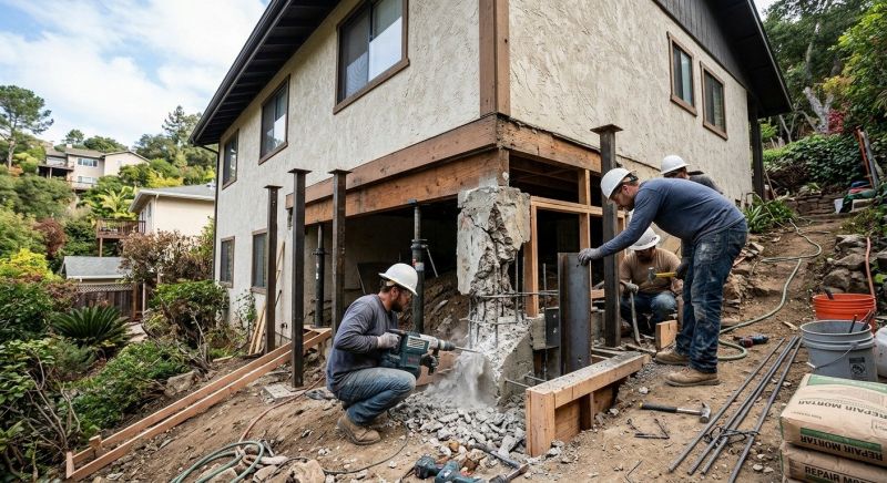 Concrete Foundation Repair in Bethesda, MD