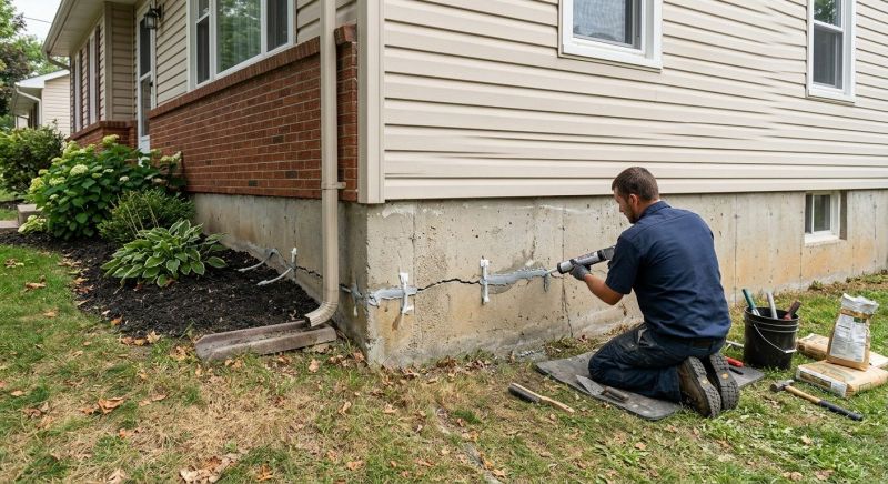 Cracked Foundation Repair in Alexandria, VA