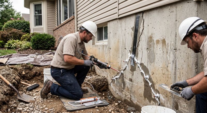 Cracked Foundation Repair in Fort Washington, MD
