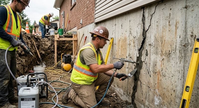 Cracked Foundation Repair in Greenbelt, MD