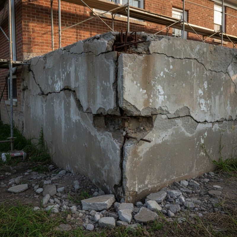 Cracked Foundation Repair in Jessup, MD