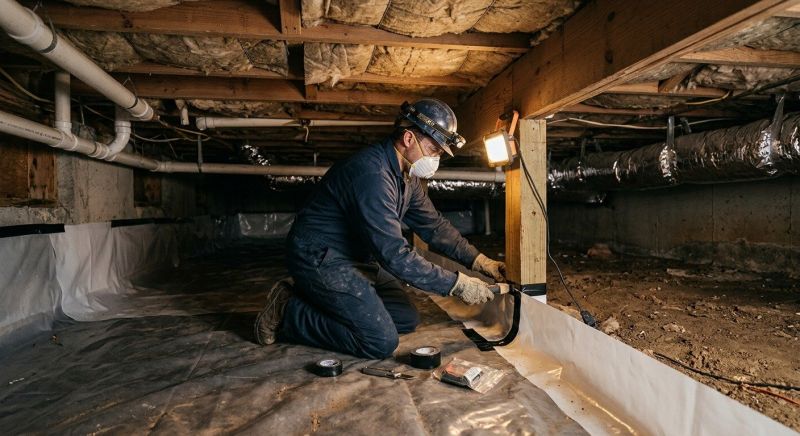 Crawl Space Leveling in Bethesda, MD