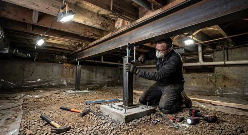 Crawlspace Structural Repair in Bethesda, MD