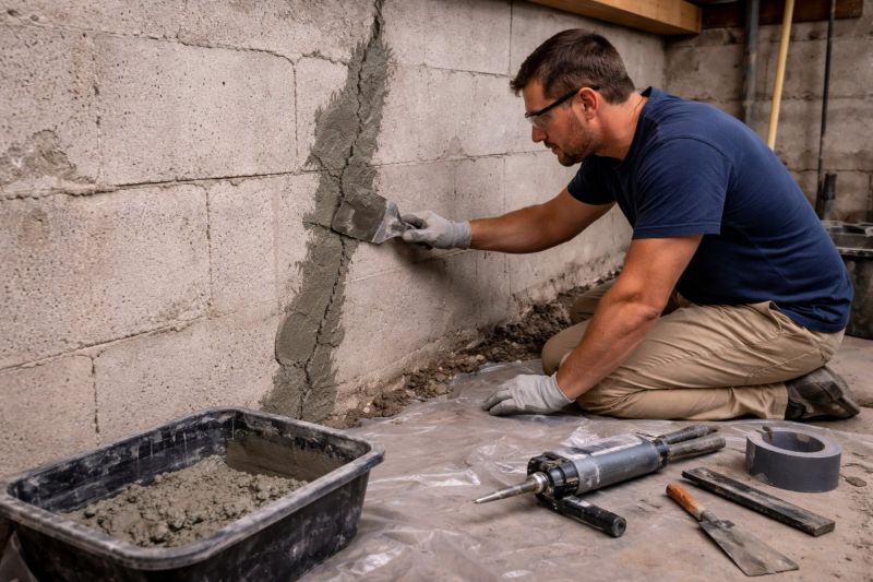 Foundation Crack Repair in College Park, MD