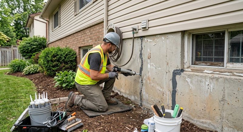 Foundation Crack Sealing in Bethesda, MD