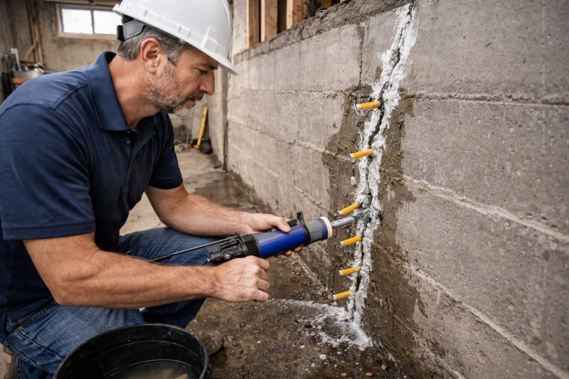Foundation Crack Sealing in Bethesda, MD