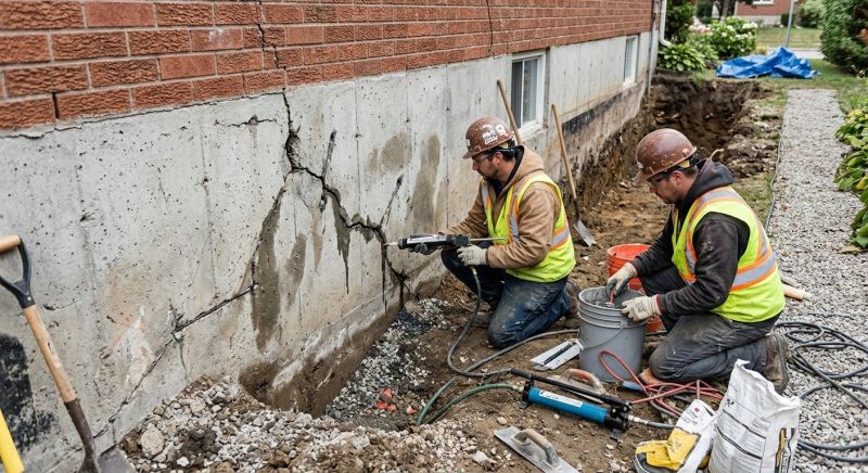 Foundation Cracks Repair in Bethesda, MD