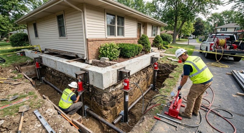 Foundation Jacking in Beltsville, MD