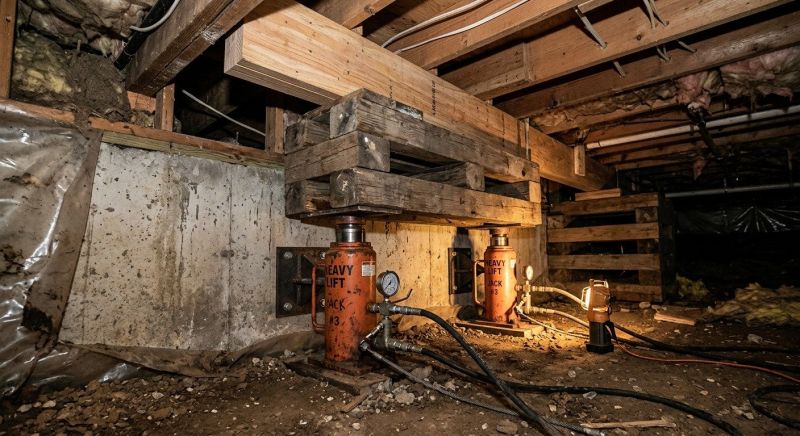 Foundation Jacking in Bowie, MD