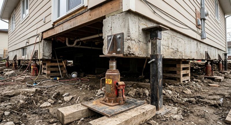 Foundation Jacking in Centreville, VA