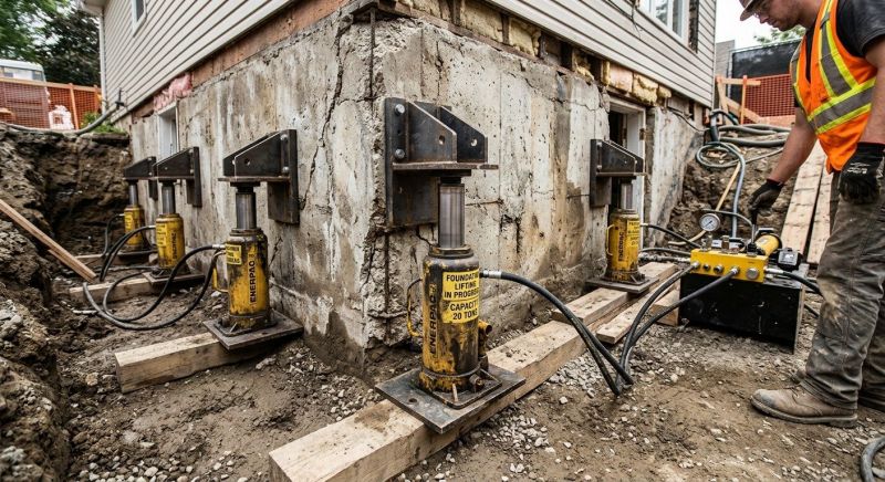 Foundation Jacking in Cheltenham, MD
