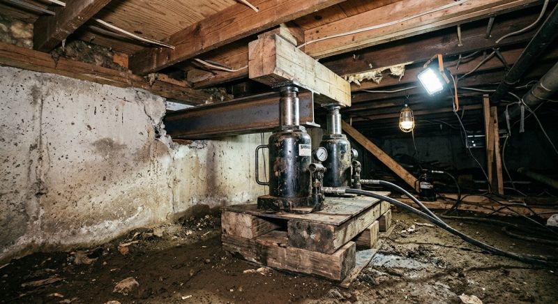 Foundation Jacking in Clarksville, MD