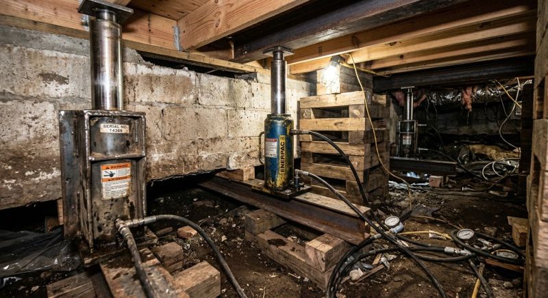Foundation Jacking in Falls Church, VA