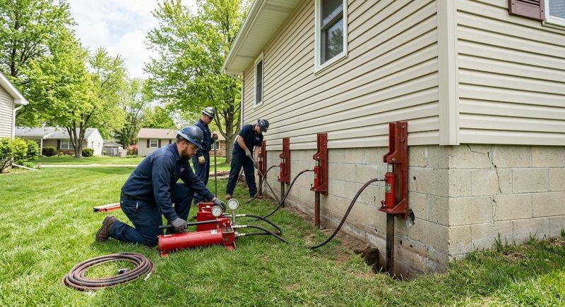 Foundation Jacking in Howard County, MD