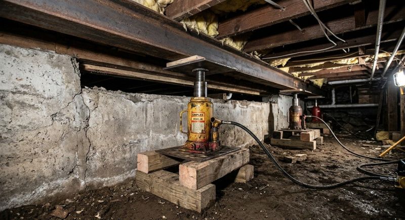 Foundation Jacking in Loudoun County, VA