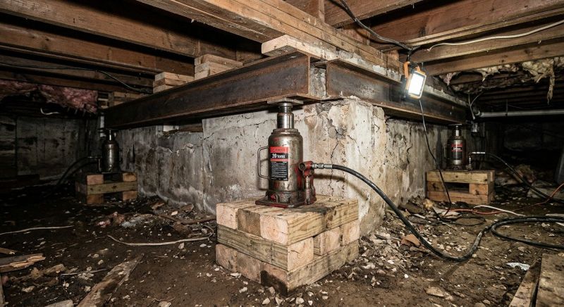 Foundation Jacking in Vienna, VA