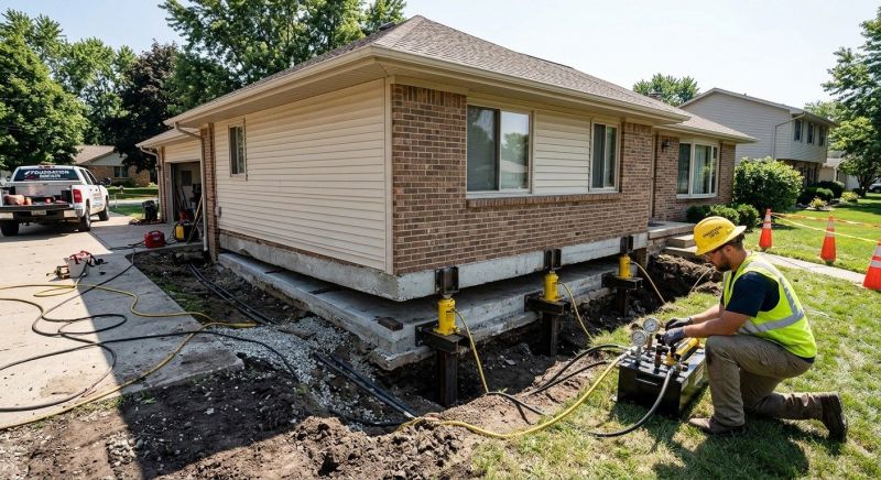 Foundation Lifting in Beltsville, MD