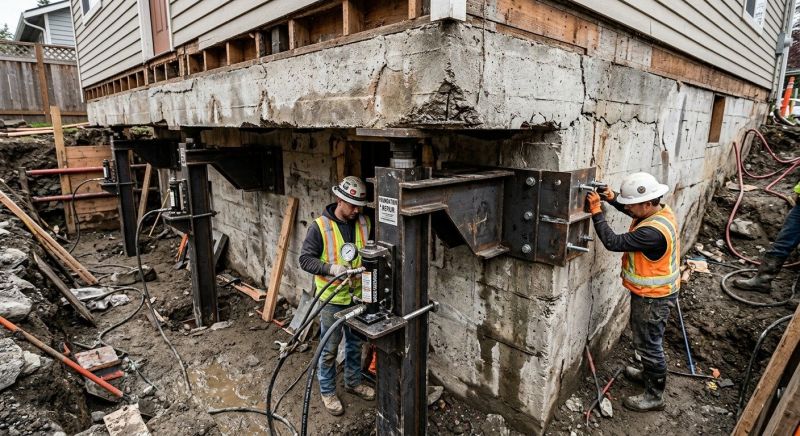 Foundation Lifting in Fairfax, VA