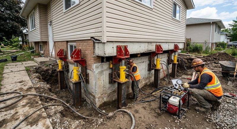 Foundation Lifting in Silver Spring, MD