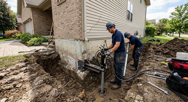 Foundation Settlement Repair in Bethesda, MD
