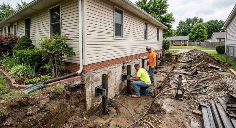 Foundation Stabilizing in Chantilly, VA