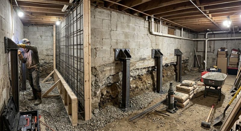 Foundation Stabilizing in Clarksville, MD