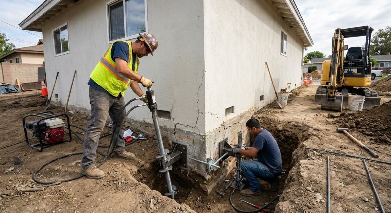 Foundation Stabilizing in Howard County, MD