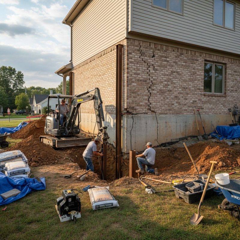 Foundation Structural Repair in Clifton, VA