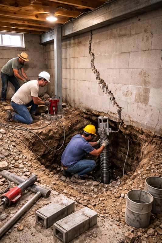 Foundation Structural Repair in Poolesville, MD