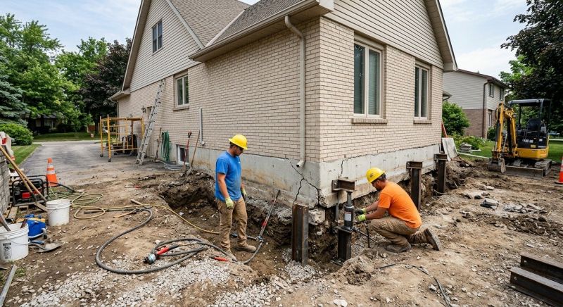 Helical Piers Installation in Bethesda, MD