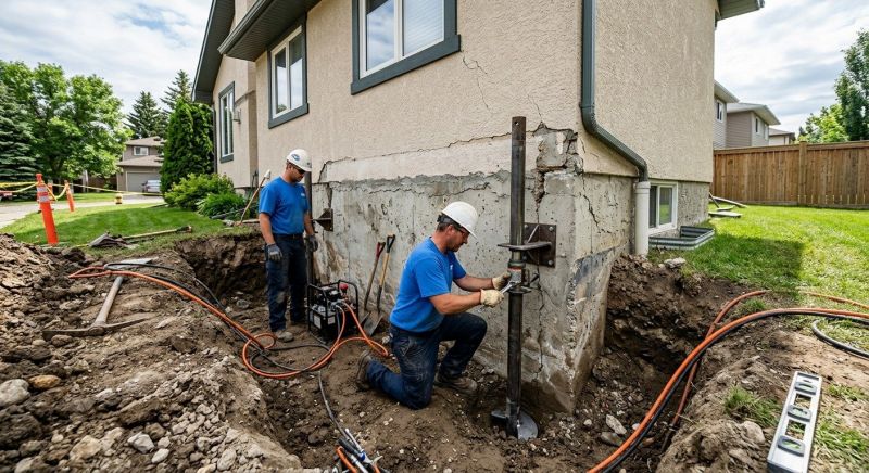 Helical Pile Installation in Bethesda, MD