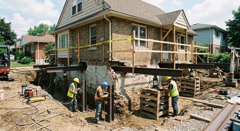 House Foundation Repair in Alexandria, VA