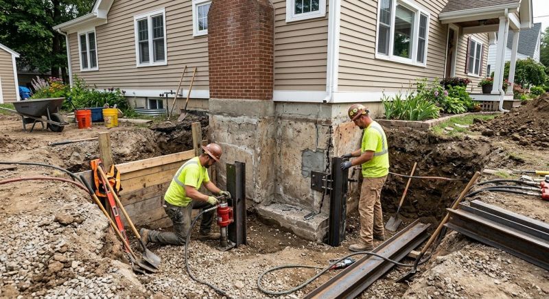House Foundation Repair in Silver Spring, MD