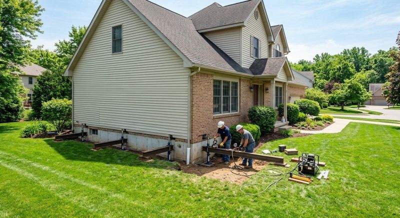 Settling Foundation Service in Potomac, MD