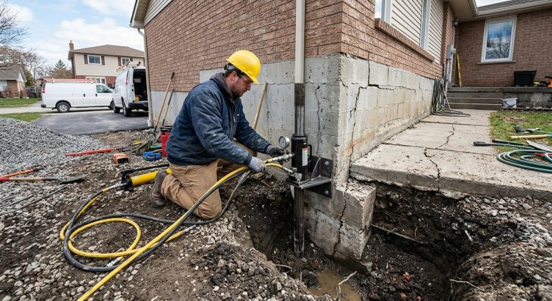 Sinking Foundation Repair in Ashburn, VA