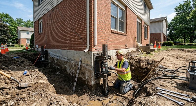 Sinking Foundation Repair in Ashton, MD