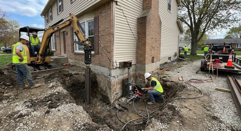 Sinking Foundation Repair in Burke, VA
