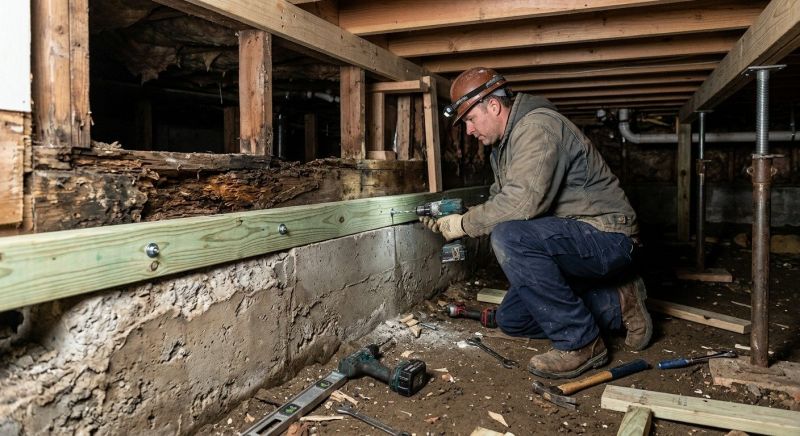 Sinking Foundation Repair in Greenbelt, MD