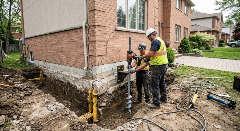Sinking Foundation Repair in Mc Lean, VA