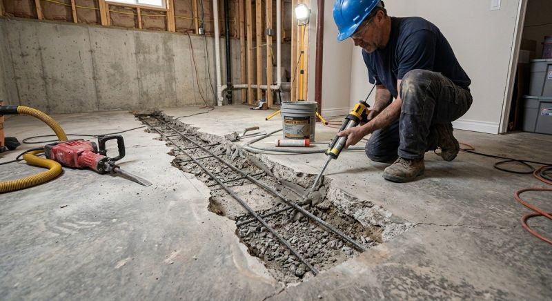 Slab Foundation Repair in Bethesda, MD